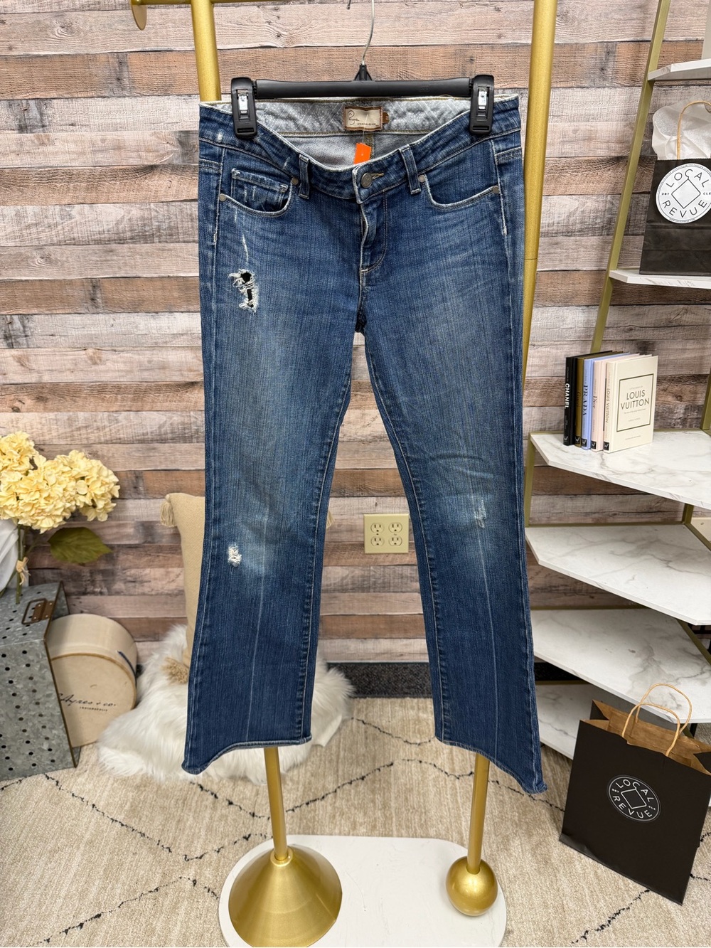 PAIGE Blue Laurel Canyon Bootcut Flare Jean